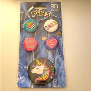 🧁 ❤️🦄 GIRLBOSS BUTTONS 5 pack